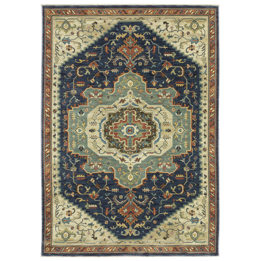 FRANCESCA FR09F Blue Rug - ORIENTAL WEAVERS