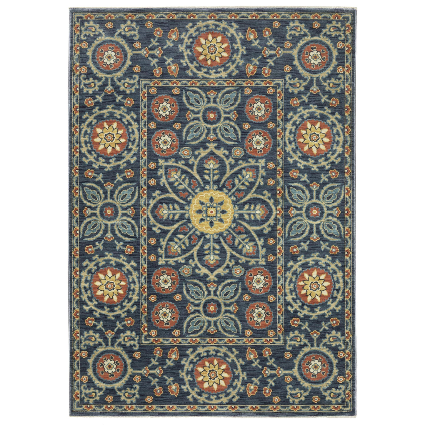 FRANCESCA FR11B Blue Rug - ORIENTAL WEAVERS