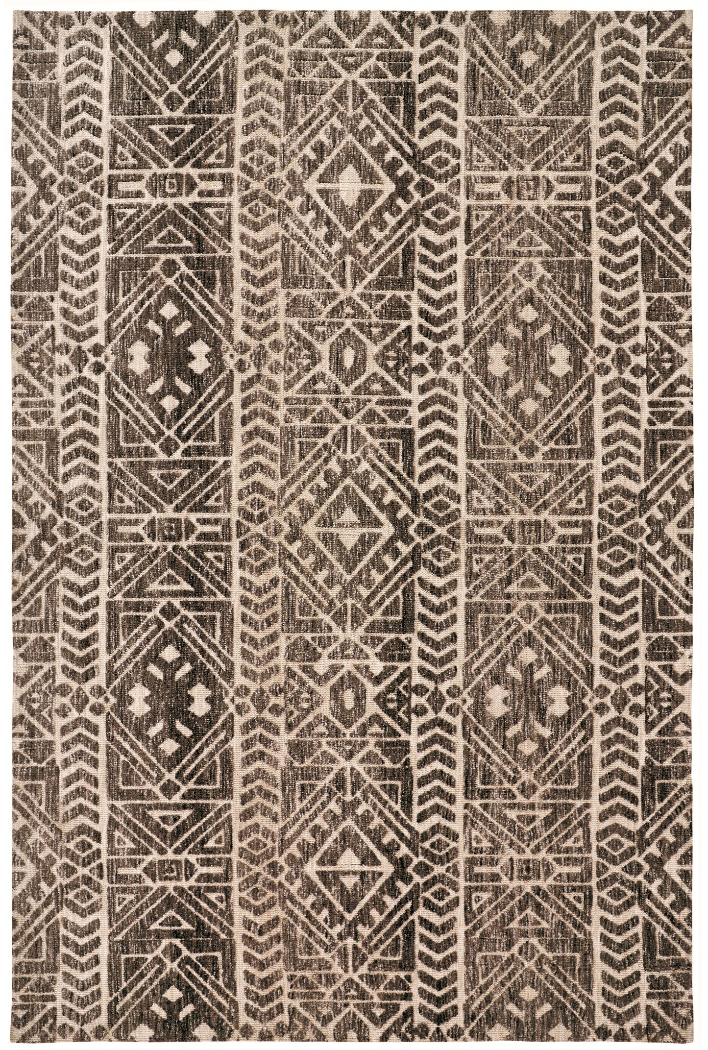 Colton Modern/Cabin & Lodge/Global Brown/Taupe/Ivory Area Rug