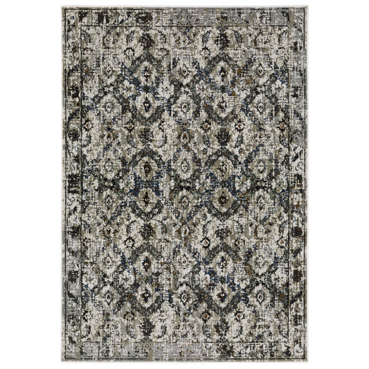 GEMINI 1003E Charcoal Rug - ORIENTAL WEAVERS