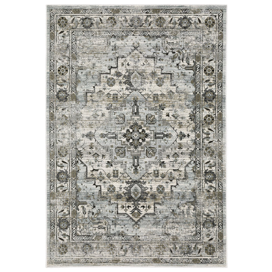 GEMINI 020Z2 Grey Rug - ORIENTAL WEAVERS