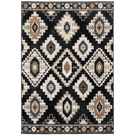 GEORGIA 605F0 Charcoal Rug - ORIENTAL WEAVERS