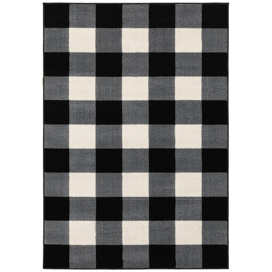 GEORGIA 678D0 Black Rug - ORIENTAL WEAVERS