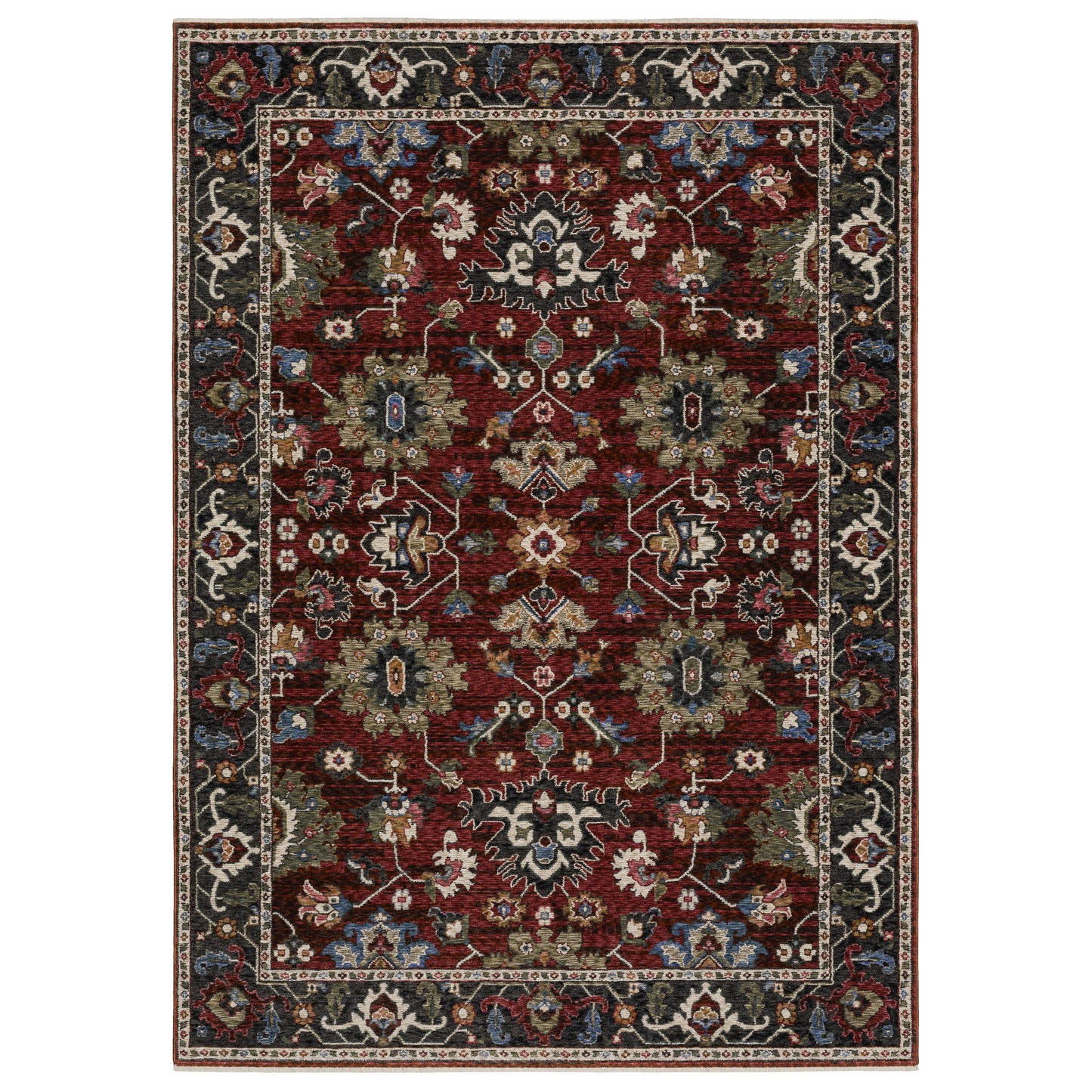 HASTINGS HA03V Red Rug - ORIENTAL WEAVERS