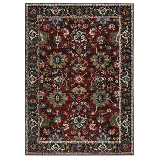 HASTINGS HA03V Red Rug - ORIENTAL WEAVERS