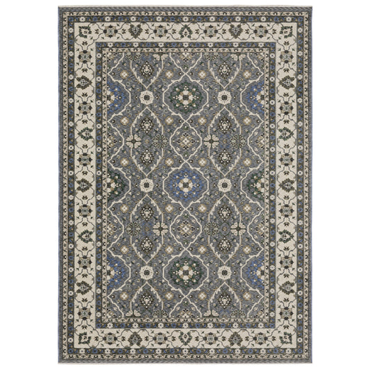 HASTINGS HA07H Blue Rug - ORIENTAL WEAVERS