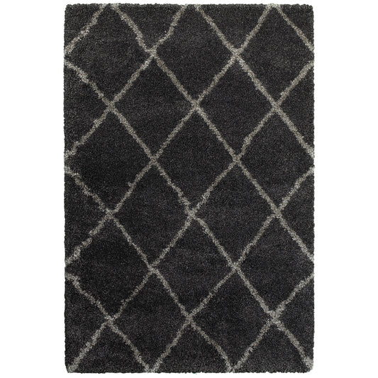 HENDERSON 090K1 Charcoal Rug - ORIENTAL WEAVERS