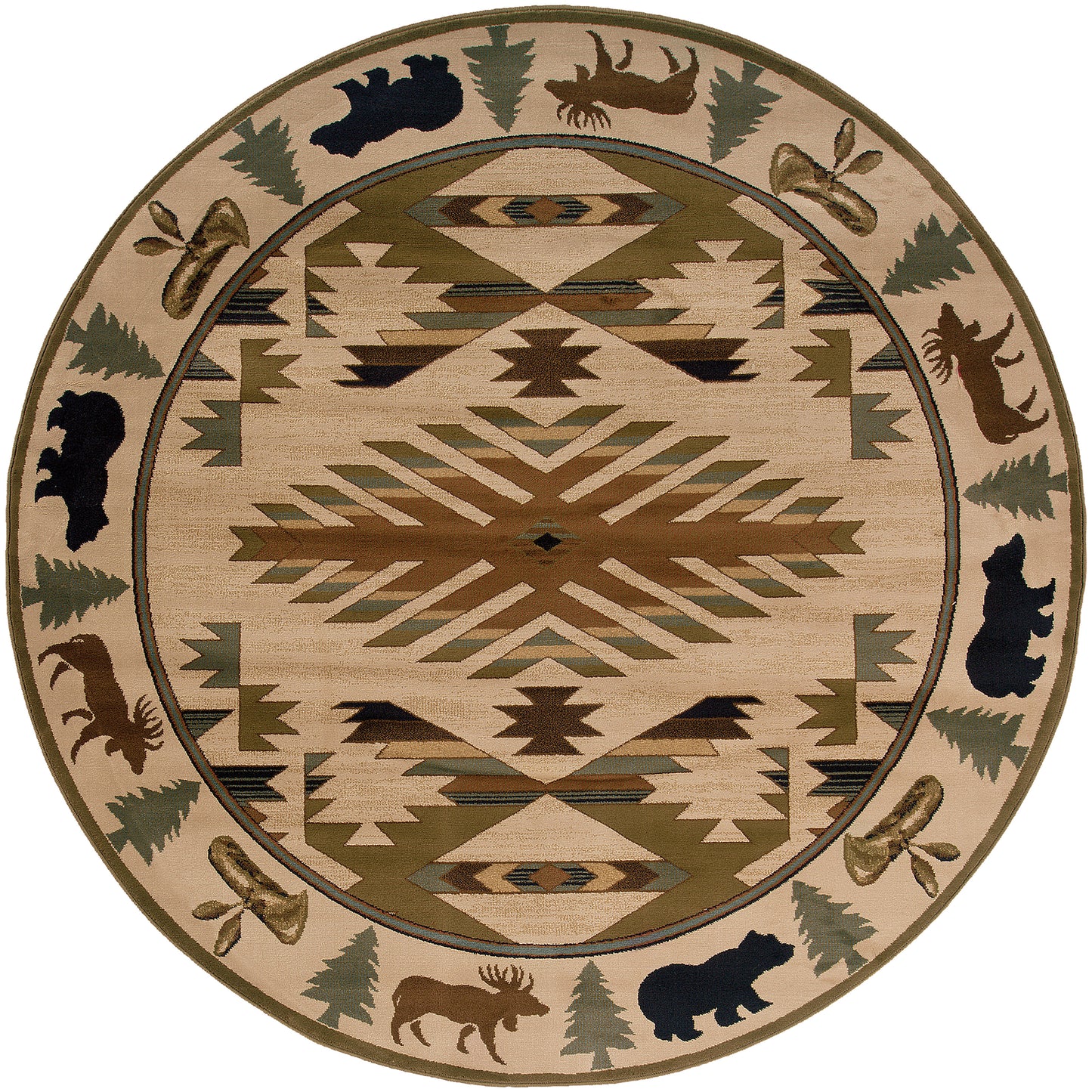 HUDSON 1072A Ivory Rug - ORIENTAL WEAVERS