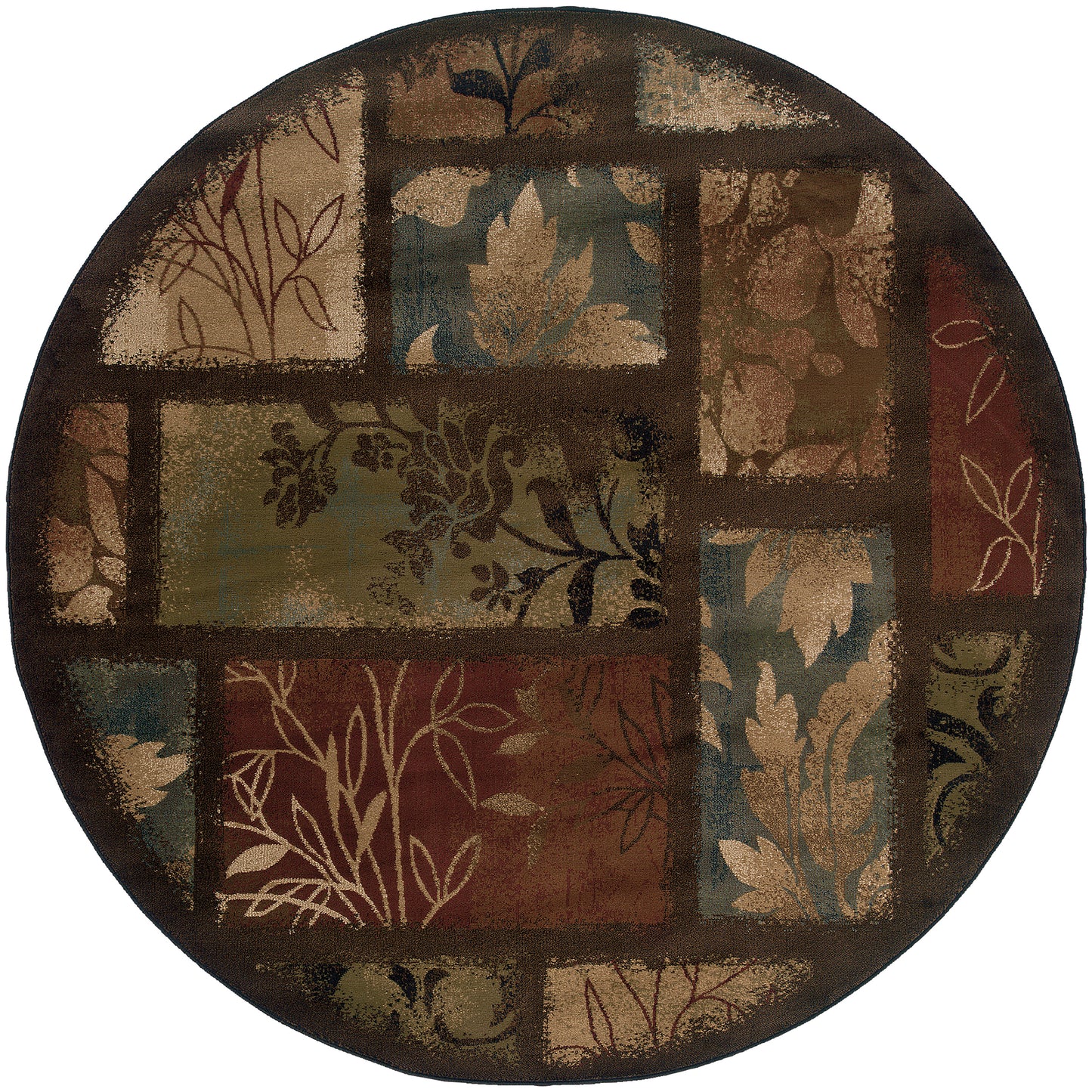 HUDSON 1699G Brown Rug - ORIENTAL WEAVERS