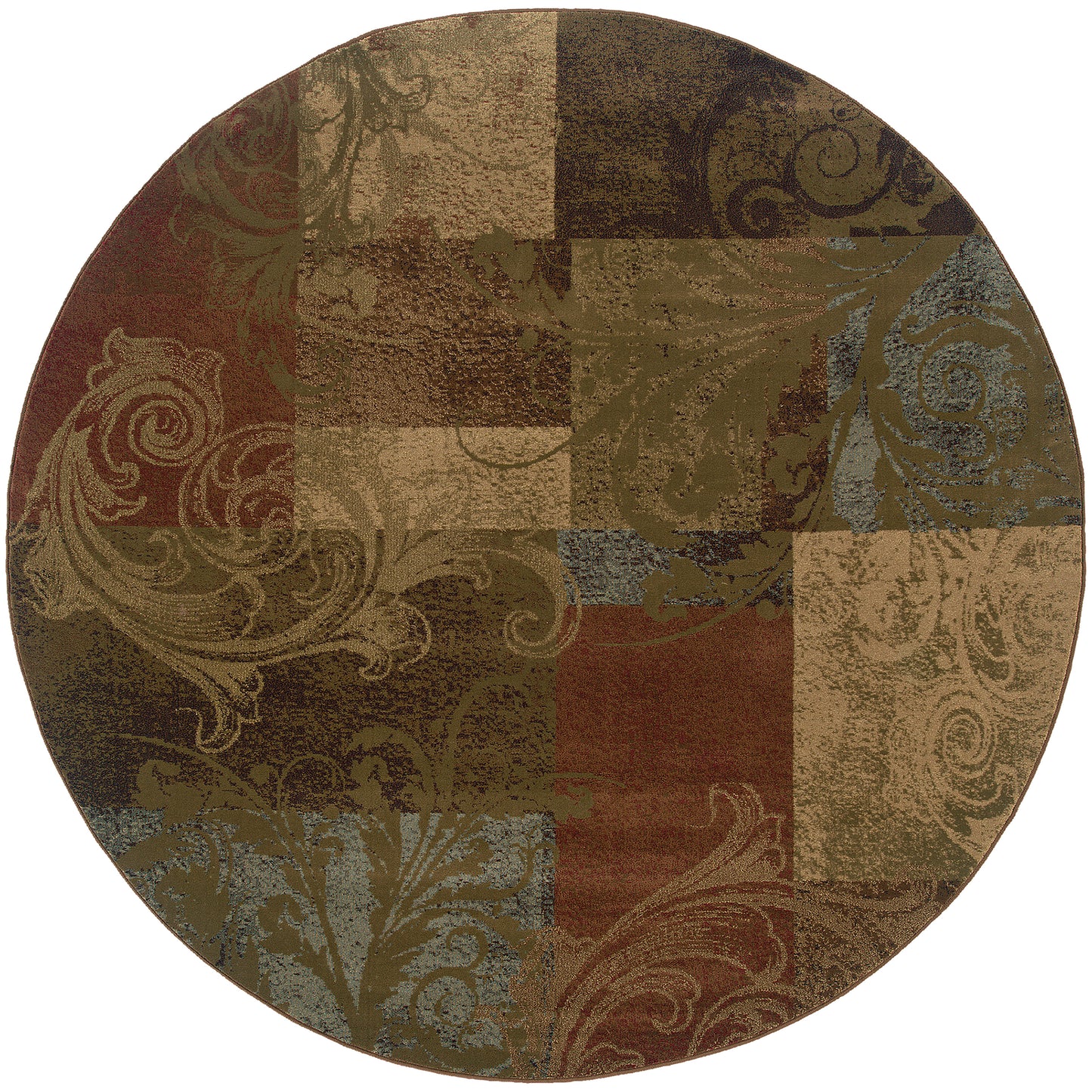 HUDSON 036G1 Green Rug - ORIENTAL WEAVERS