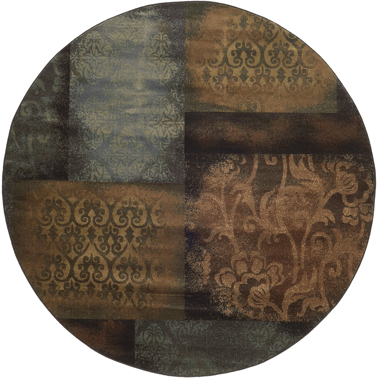 HUDSON 4878B Blue Rug - ORIENTAL WEAVERS