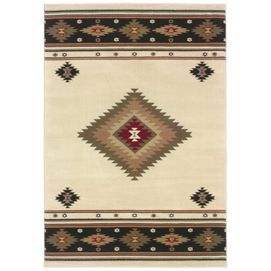 HUDSON 087I1 Beige Rug - ORIENTAL WEAVERS