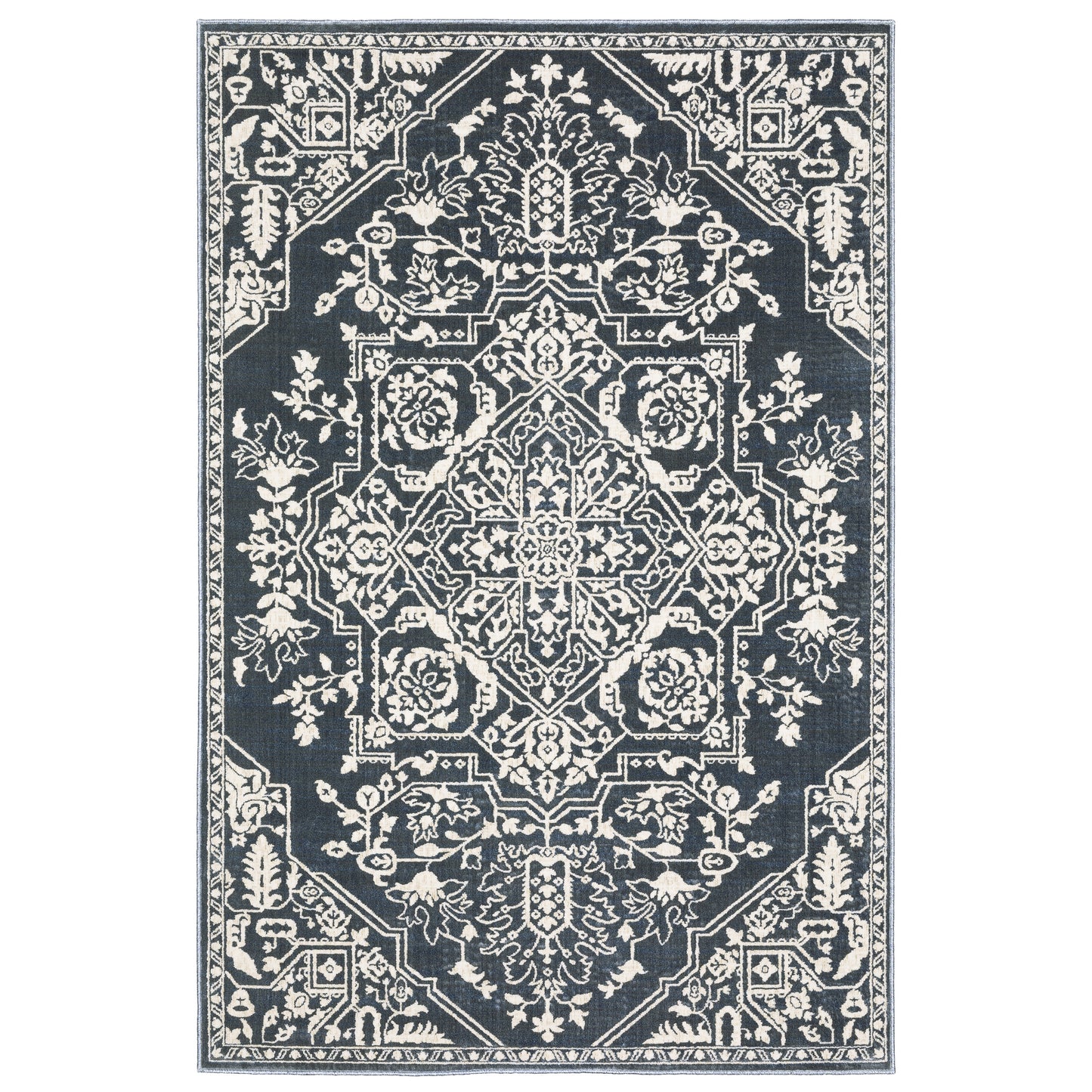 INTRIGUE INT10 Blue Rug - ORIENTAL WEAVERS