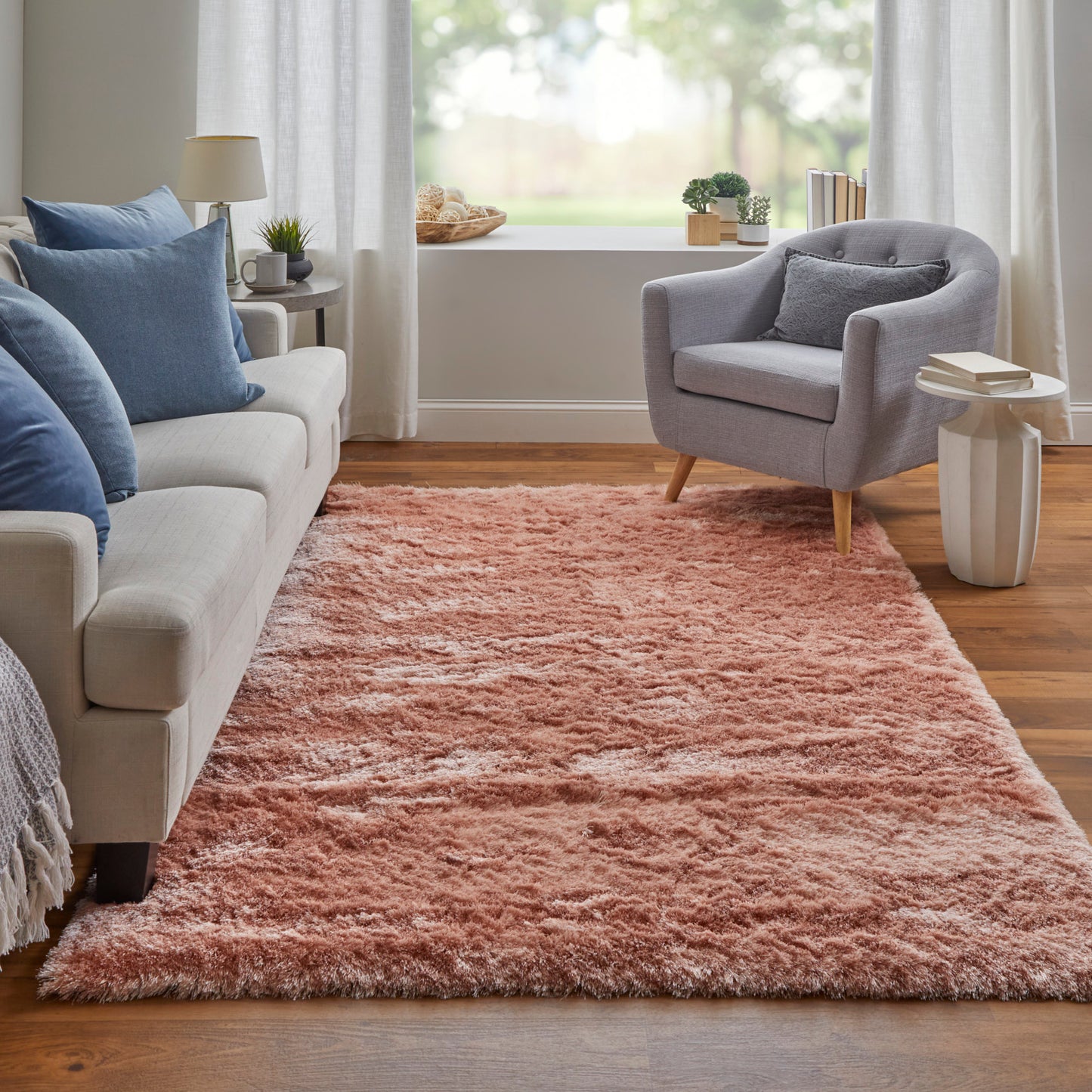 Indochine Modern/Luxury & Glam/Casual Pink Runner  Feizy Rugs Small Parcel,Feizy Rugs,Indochine,Pink,2'6" x 6',Runner,Polyester,Modern/Luxury & Glam/Casual,China