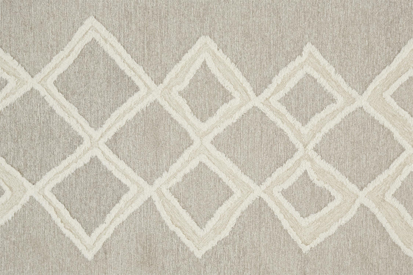 Anica Transitional/Bohemian & Eclectic/Natural Gray/Ivory Accent Rug