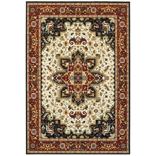 KASHAN 096W1 Red Rug - ORIENTAL WEAVERS