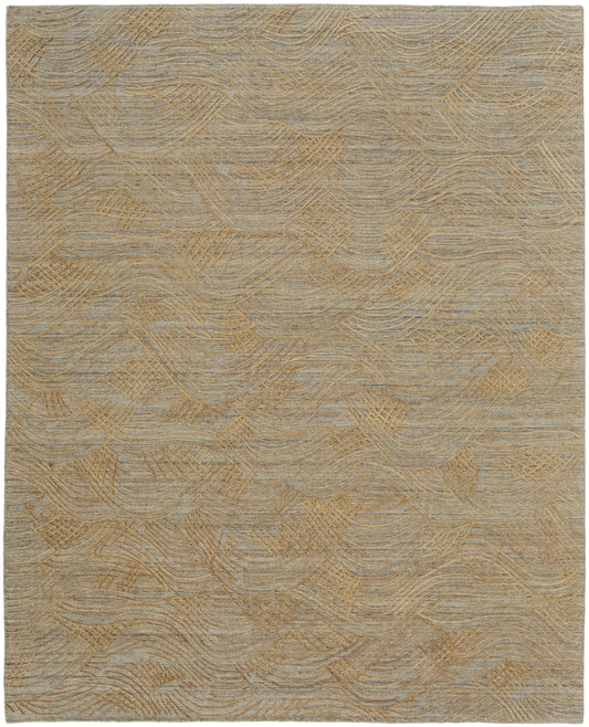 Taunton Transitional/Casual Gold/Gray Accent Rug  Feizy Rugs Small Parcel,Feizy Rugs,Taunton,Gold/Gray,2' x 3',Accent Rug,Viscose/Wool,Transitional/Casual,India