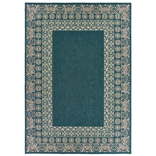 LATITUDE 1503B Blue Rug - ORIENTAL WEAVERS