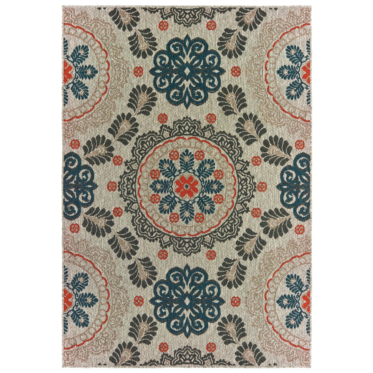 LATITUDE 1903W Grey Rug - ORIENTAL WEAVERS