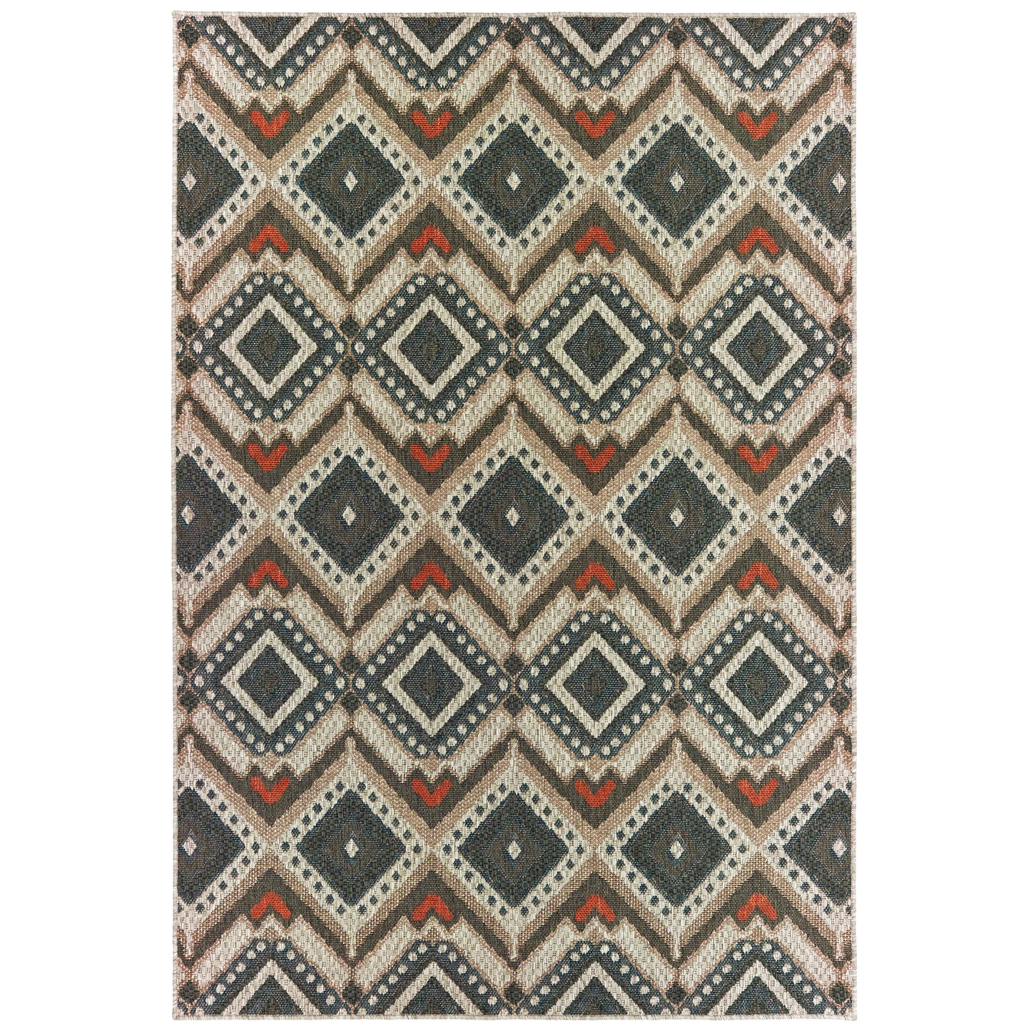 LATITUDE 002X3 Grey Rug - ORIENTAL WEAVERS