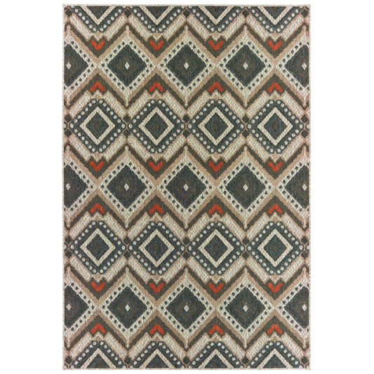 LATITUDE 002X3 Grey Rug - ORIENTAL WEAVERS