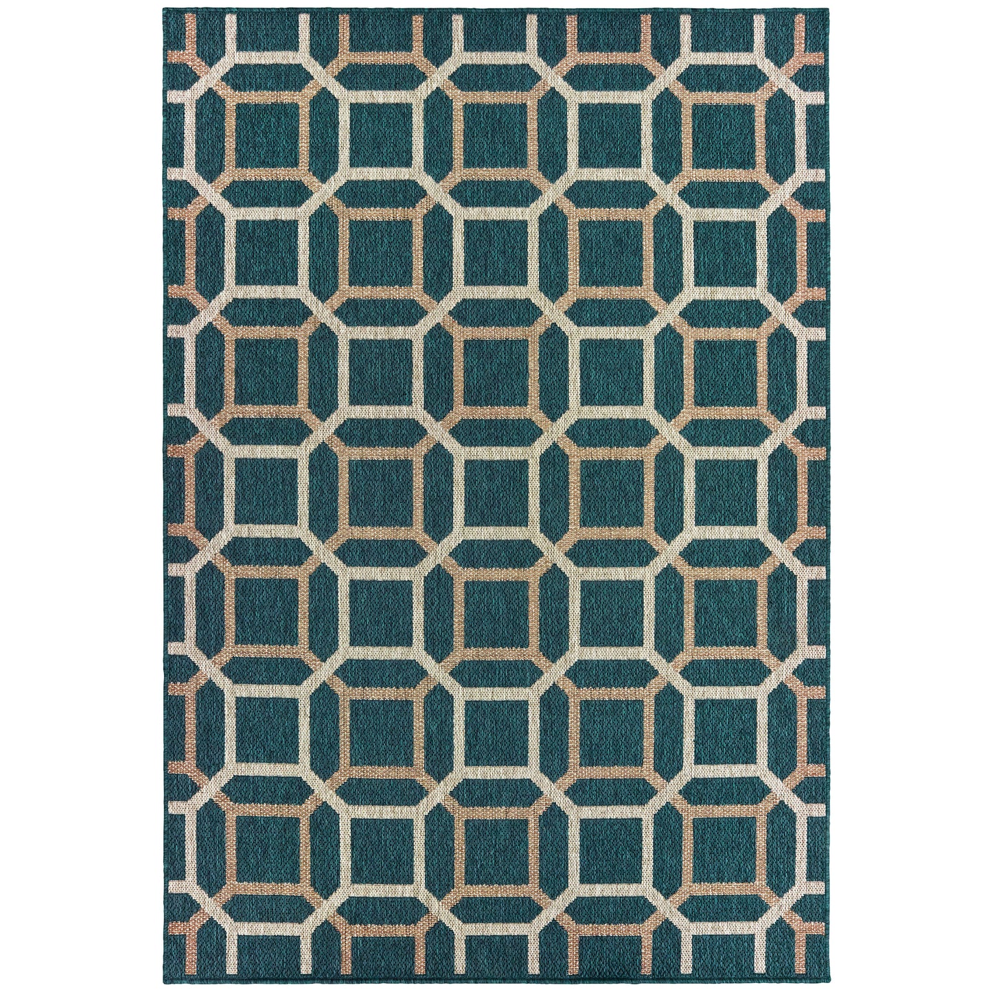 LATITUDE 806B3 Blue Rug - ORIENTAL WEAVERS