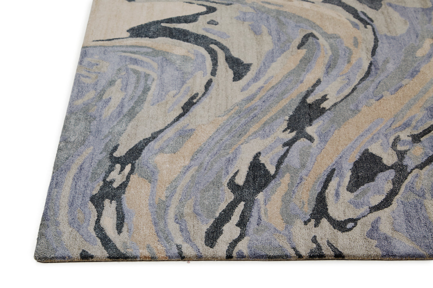 Dryden Transitional/Industrial/Casual Blue/Gray/Taupe Area Rug