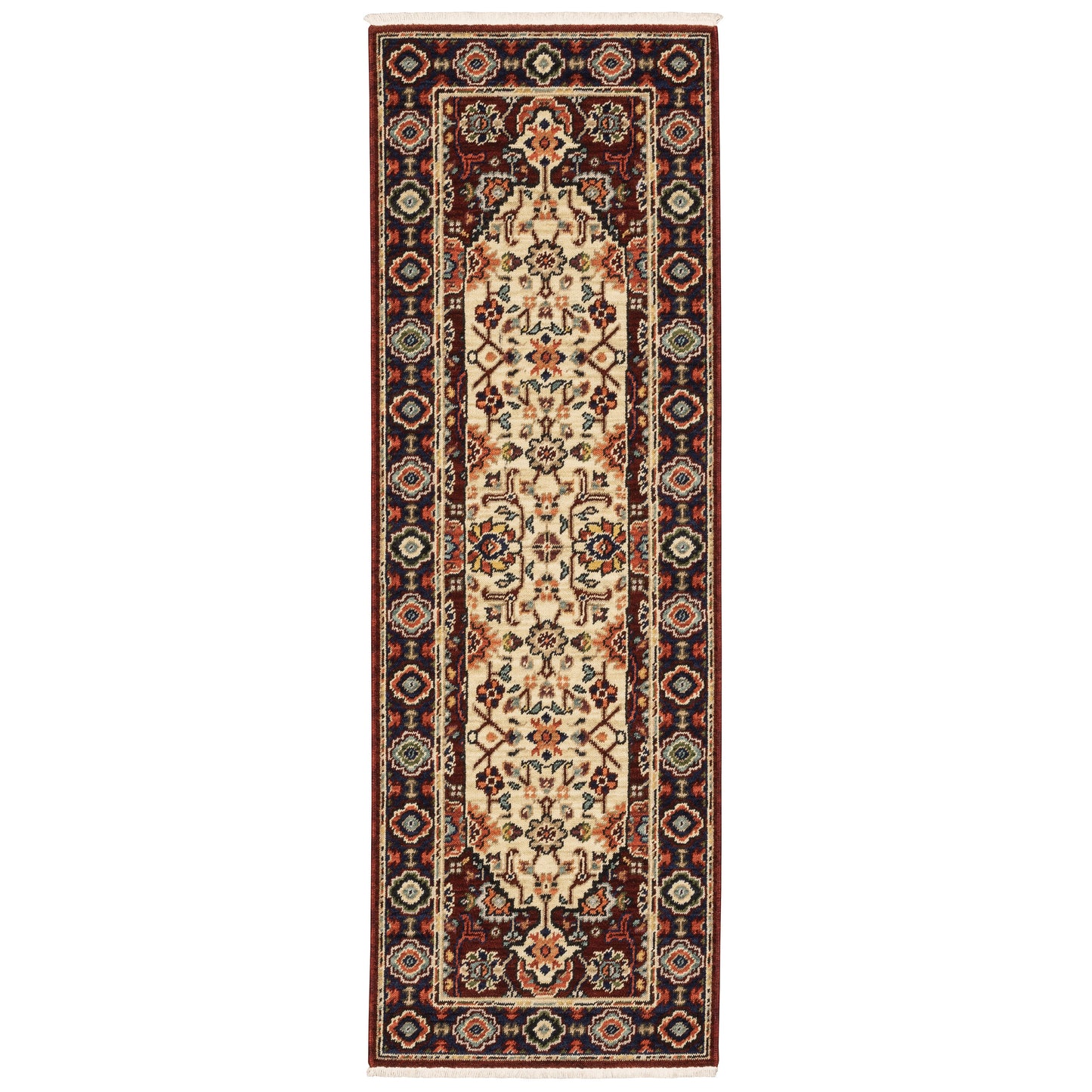 LILIHAN 1802W Red Rug - ORIENTAL WEAVERS