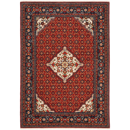 LILIHAN 001C6 Red Rug - ORIENTAL WEAVERS