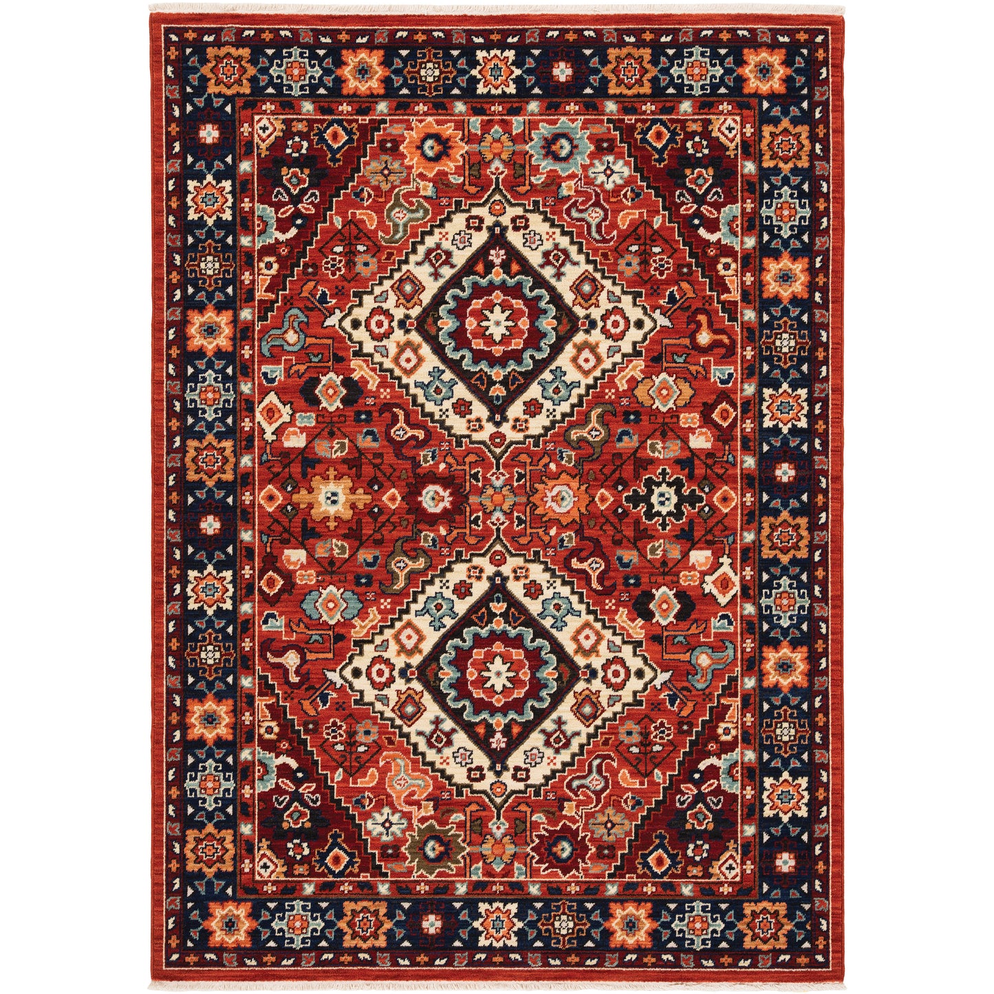 LILIHAN 2061V Red Rug - ORIENTAL WEAVERS