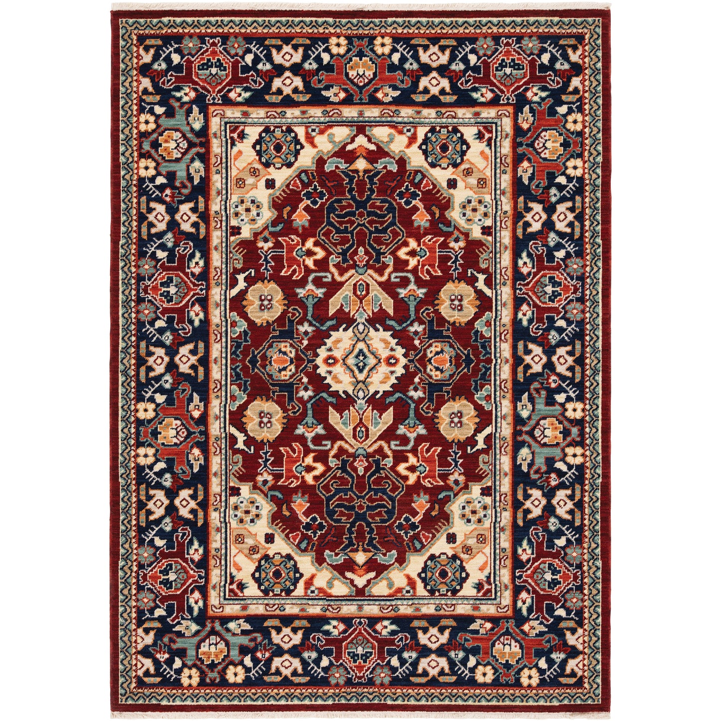 LILIHAN 2062R Red Rug - ORIENTAL WEAVERS