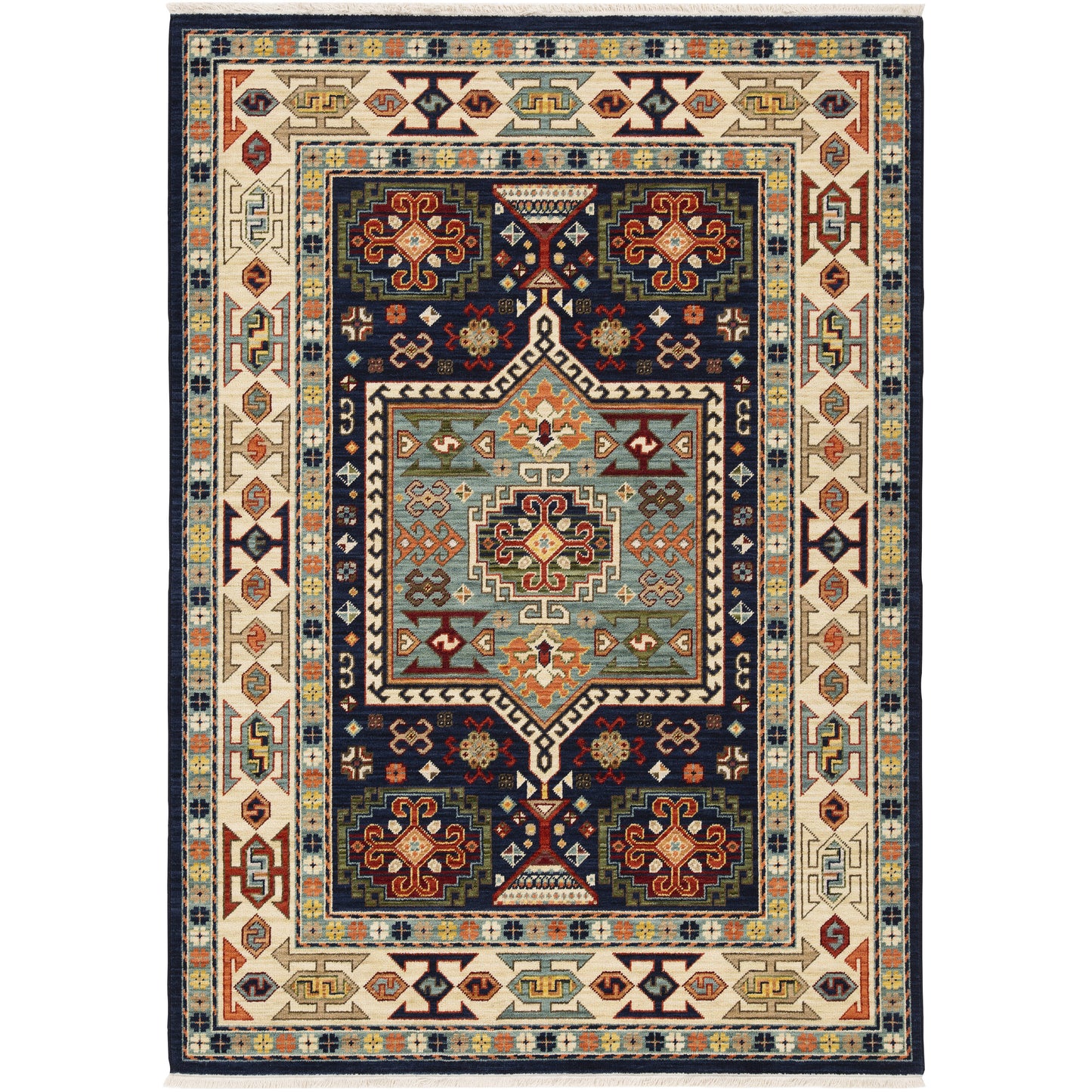 LILIHAN 041H6 Blue Rug - ORIENTAL WEAVERS