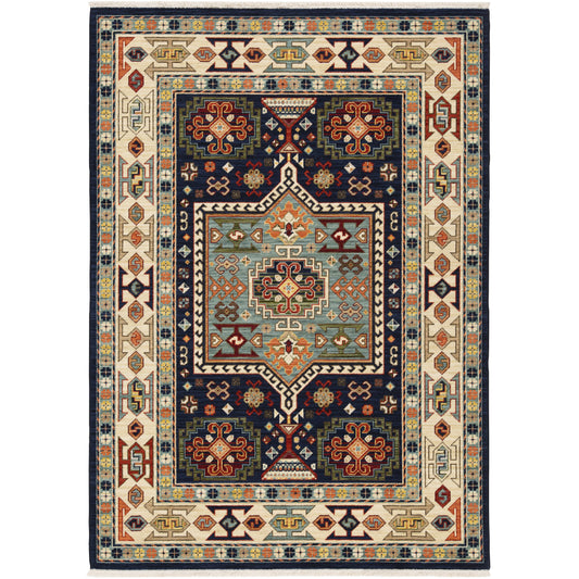 LILIHAN 041H6 Blue Rug - ORIENTAL WEAVERS