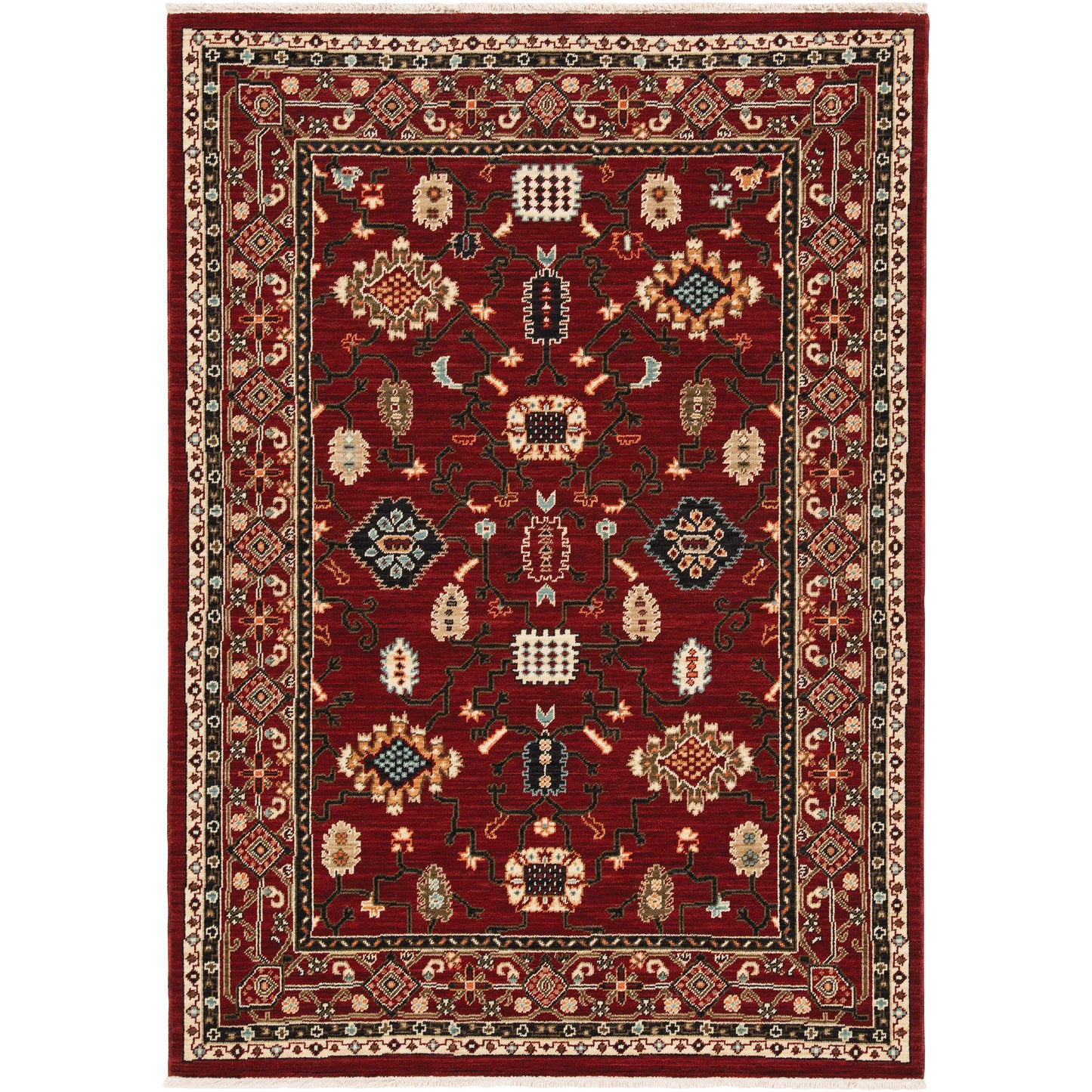 LILIHAN 043S6 Red Rug - ORIENTAL WEAVERS