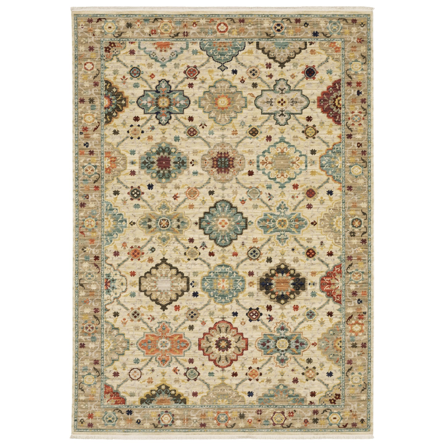 LILIHAN 4601W Beige Rug - ORIENTAL WEAVERS