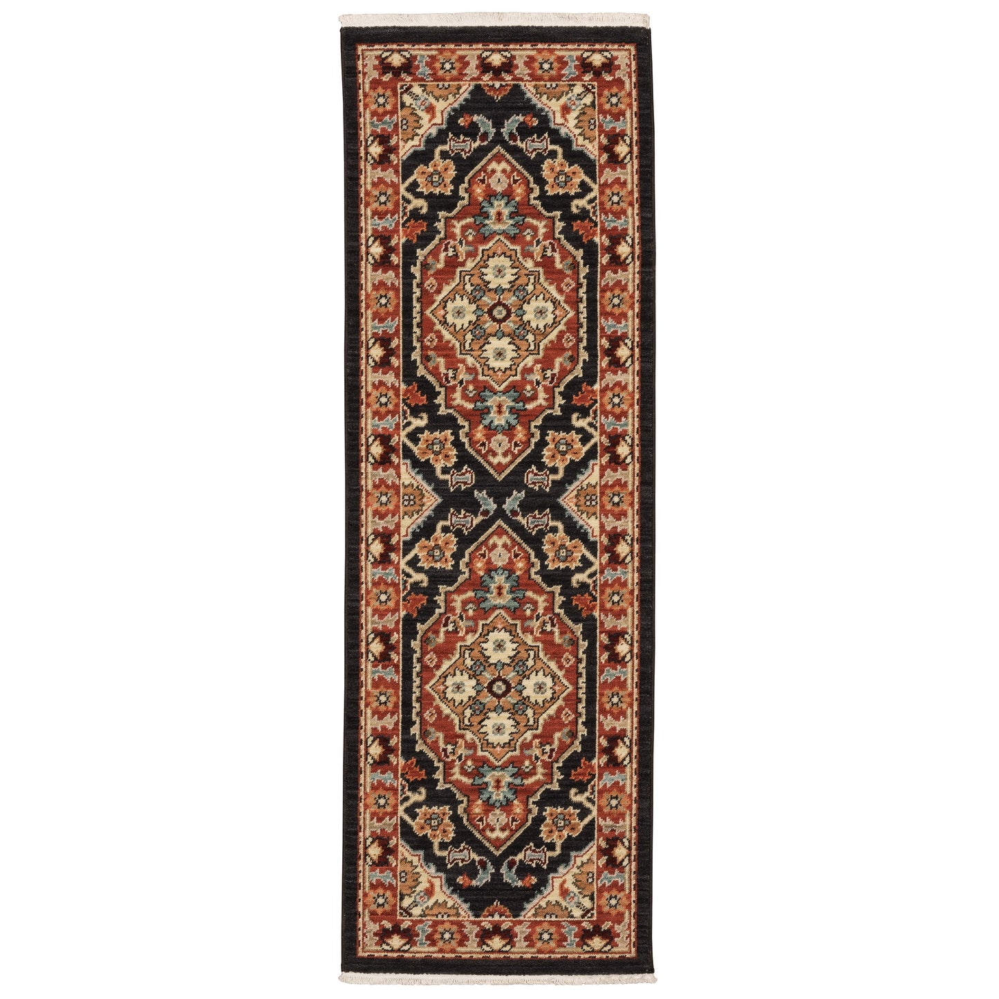 LILIHAN 4929A Black Rug - ORIENTAL WEAVERS