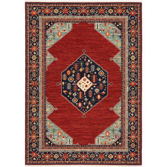 LILIHAN 5503M Red Rug - ORIENTAL WEAVERS