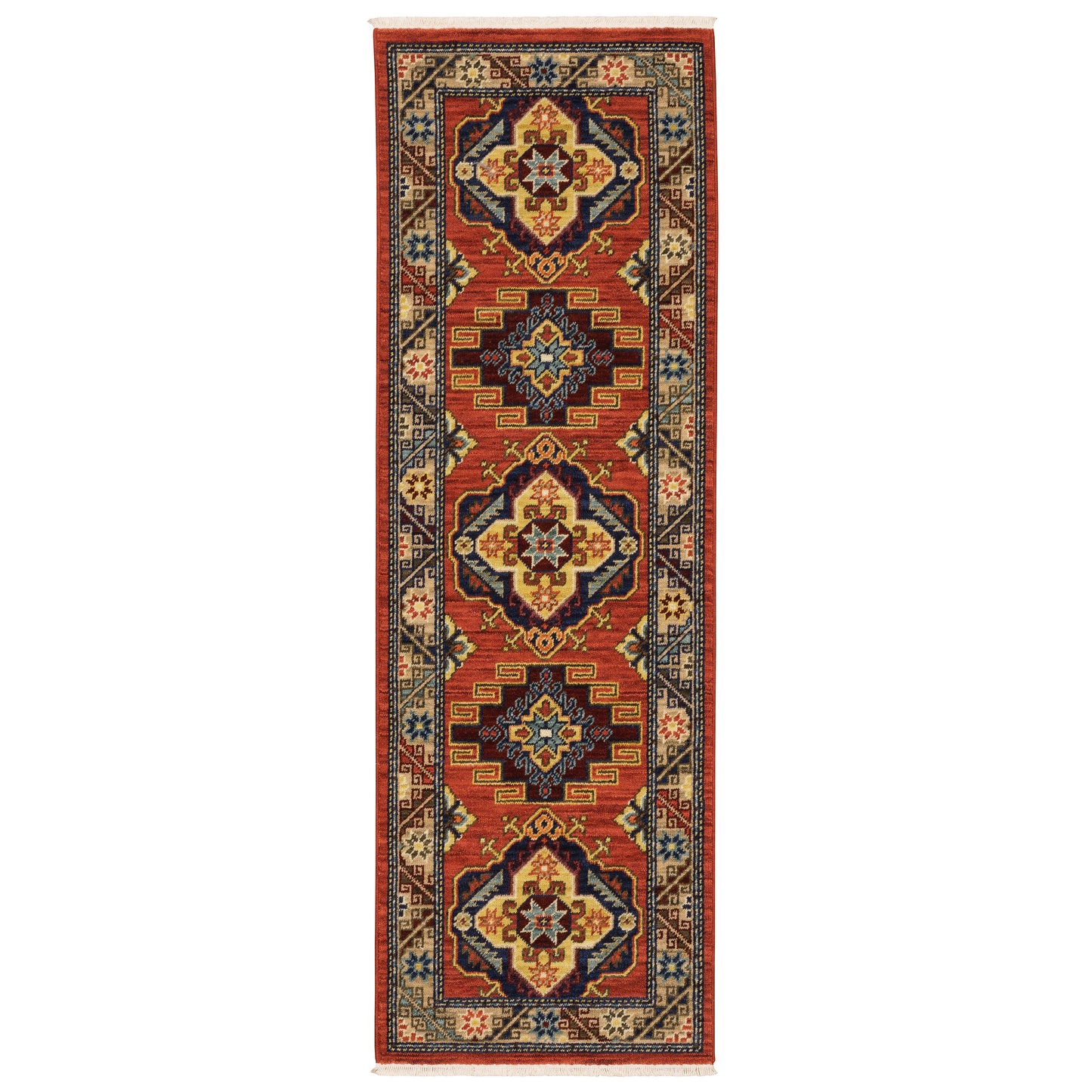 LILIHAN 5504P Red Rug - ORIENTAL WEAVERS