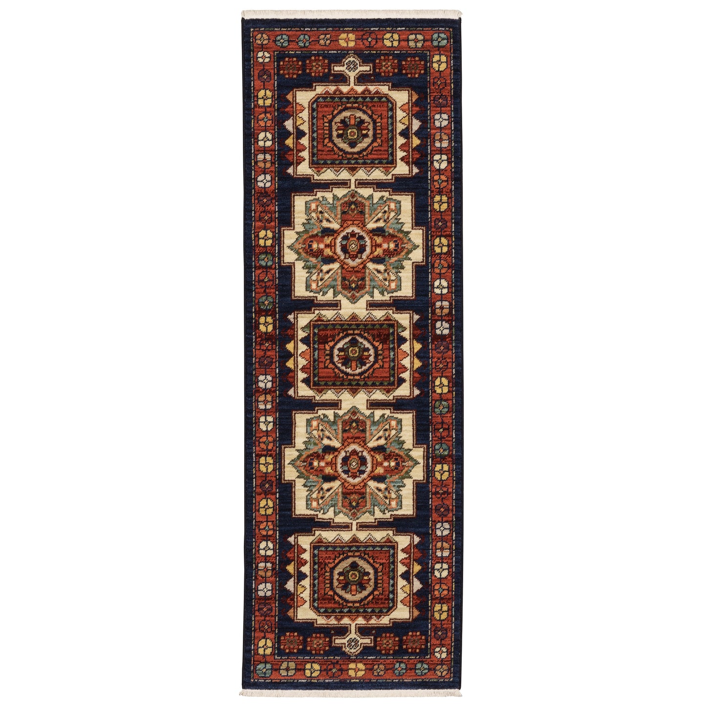 LILIHAN 090B6 Blue Rug - ORIENTAL WEAVERS