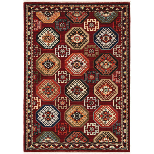 LILIHAN 091R6 Red Rug - ORIENTAL WEAVERS