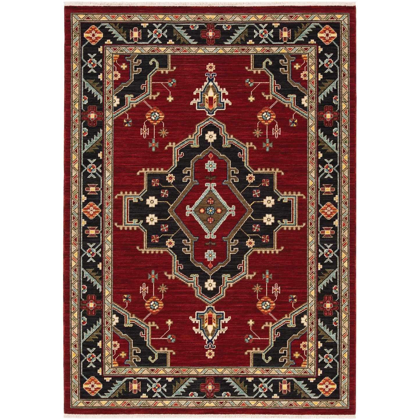 LILIHAN 092R6 Red Rug - ORIENTAL WEAVERS