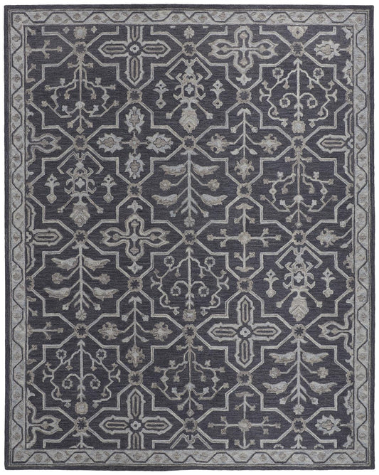 Fallon Traditional/Classic Blue/Gray Area Rug