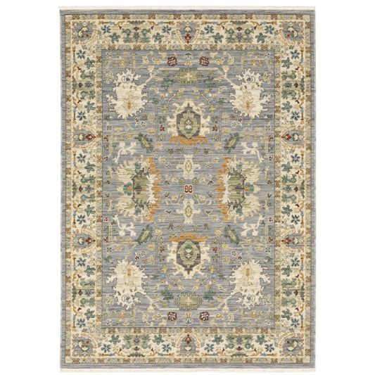 LUCCA 2063L Blue Rug - ORIENTAL WEAVERS