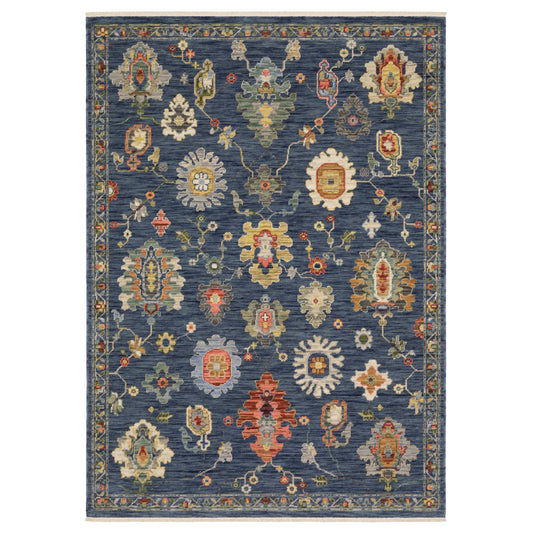 LUCCA 2863B Blue Rug - ORIENTAL WEAVERS