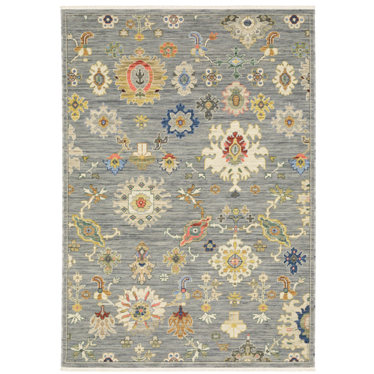 LUCCA 5507E Grey Rug - ORIENTAL WEAVERS