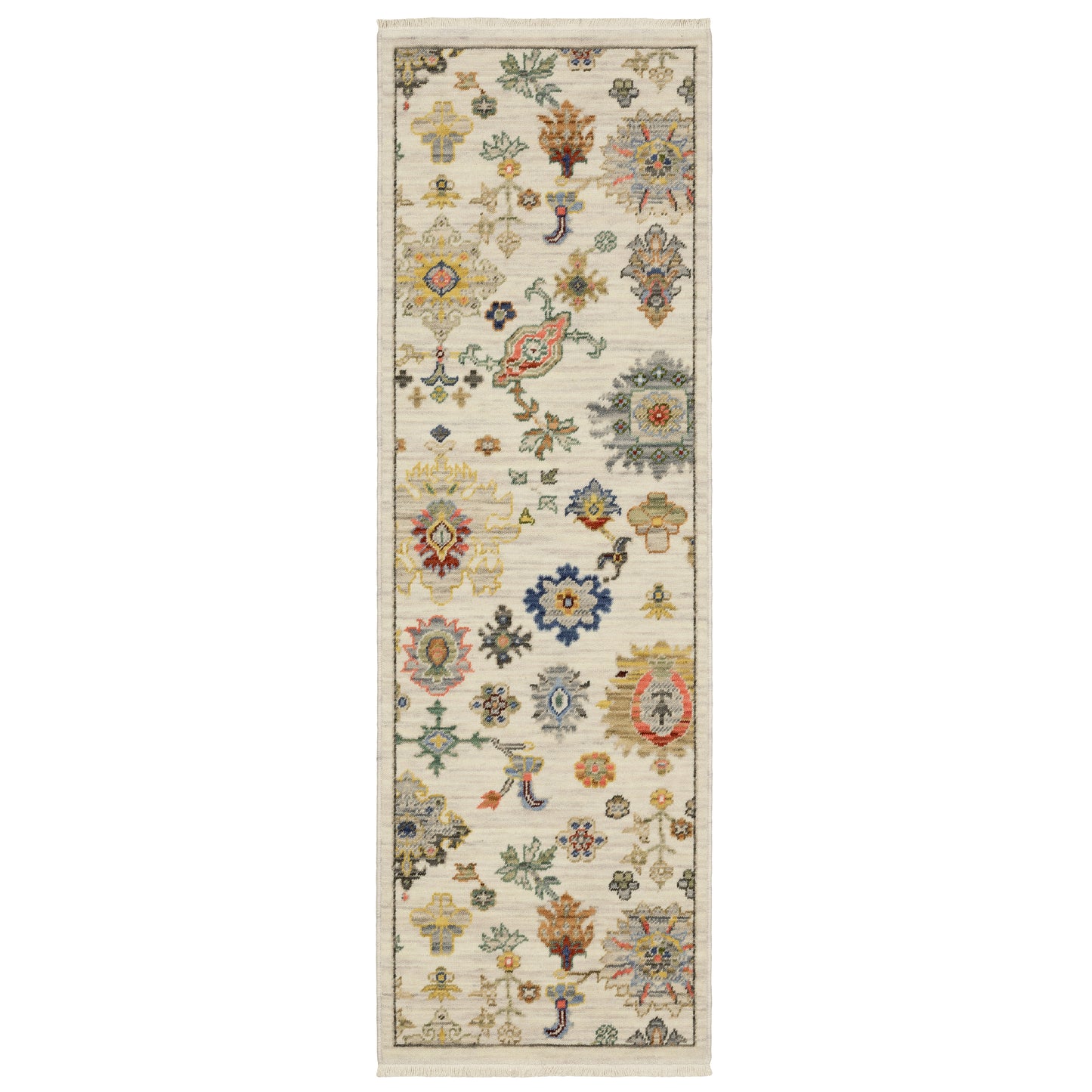 LUCCA 5507W Ivory Rug - ORIENTAL WEAVERS