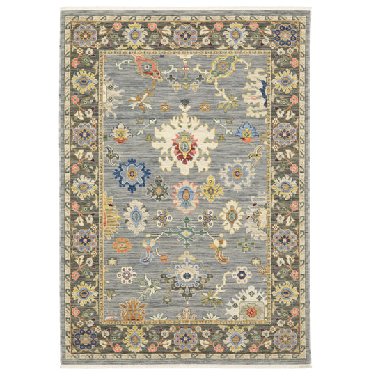 LUCCA 846D1 Blue Rug - ORIENTAL WEAVERS