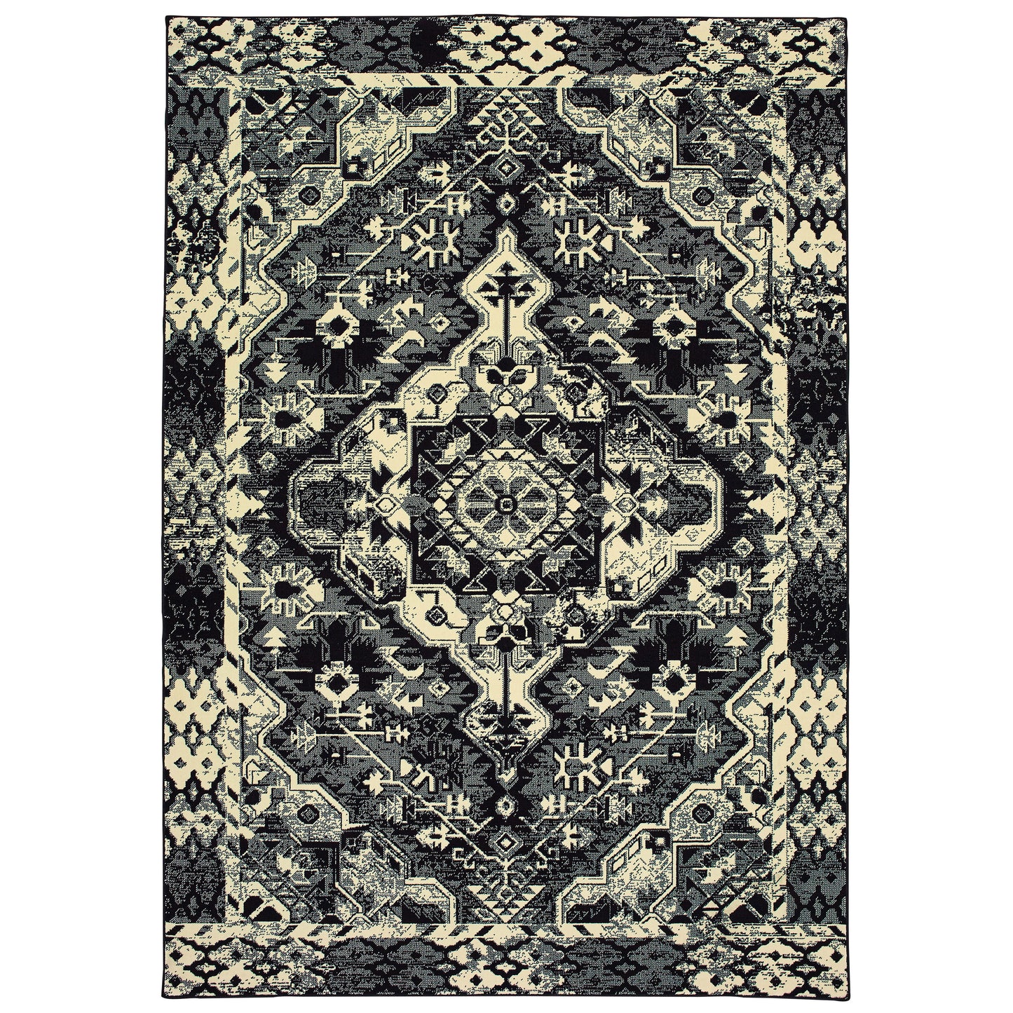 LUNA 5603K Black Rug - ORIENTAL WEAVERS