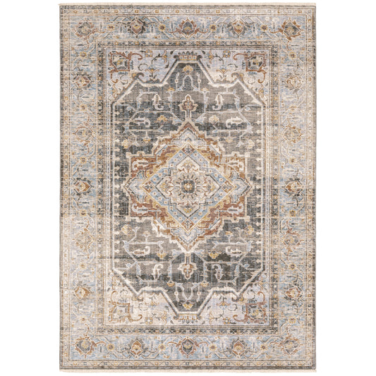 MAHARAJA 1803X Charcoal Rug - ORIENTAL WEAVERS