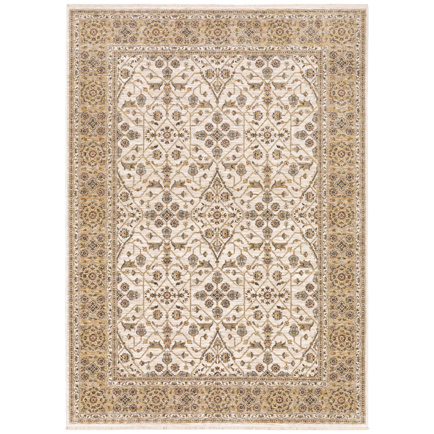 MAHARAJA 001J1 Ivory Rug - ORIENTAL WEAVERS